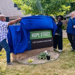 Hope Street sign unveiling